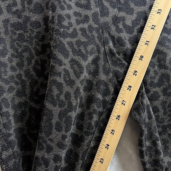 Sanctuary x Anthropologie Runway Shimmer Leggings Pants Women's Small Leopard - Picture 8 of 16